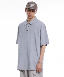 ピグメントカラー半袖Tシャツグレー