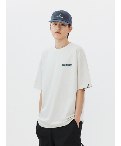 JAMIE WEST(ジェイミーウエスト)の「ビッグマスクウォッシュドTシャツ(ホワイト)(Tシャツ/カットソー・レディース・その他・X-LARGE/MEDIUM/LARGE)」の4枚目の写真