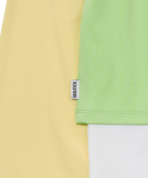 YOUHEE(ユヒ)の「3 LAYERED LONG SLEEVE T-SHIRTS_WHITE(Tシャツ/カットソー・レディース・その他・FREE)」の6枚目の写真