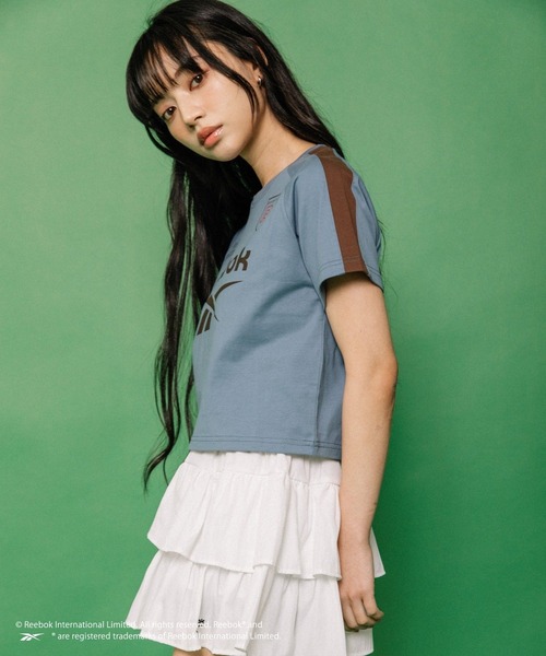 ALAND(エーランド)の「【ALAND別注】Reebok/ラグランTシャツ(Tシャツ/カットソー・レディース・ブラック/アイボリー/ブルー・SMALL/LARGE)」の22枚目の写真