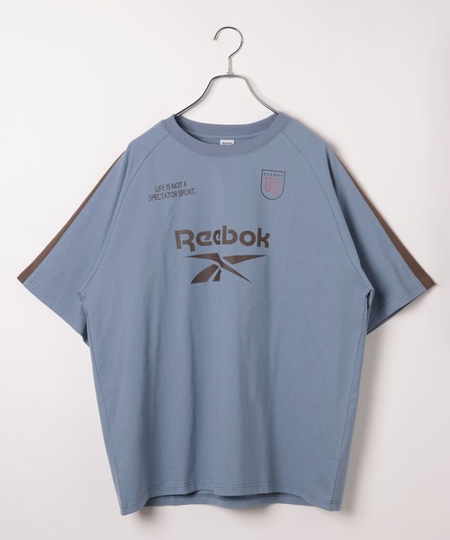 ALAND(エーランド)の「【ALAND別注】Reebok/ラグランTシャツ(Tシャツ/カットソー・レディース・ブラック/アイボリー/ブルー・SMALL/LARGE)」の5枚目の写真