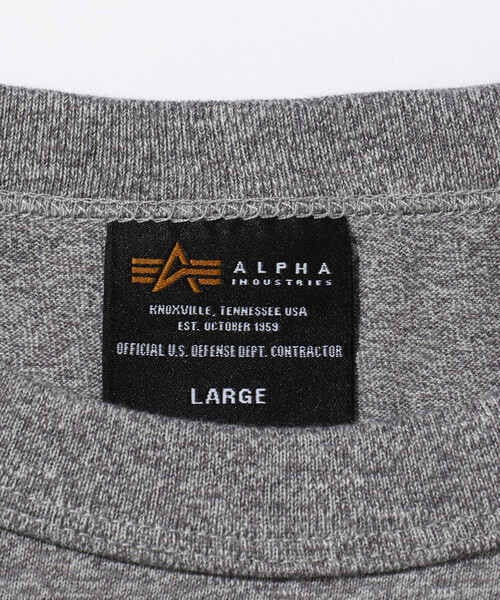Alpha Industries（アルファインダストリーズ）の「Alpha Industries/アルファ インダストリーズ 別注 ARMY バッハ プリントTシャツ（Tシャツ/カットソー・メンズ・グレー系その他・MEDIUM/LARGE/X-LARGE）」の4枚目の写真