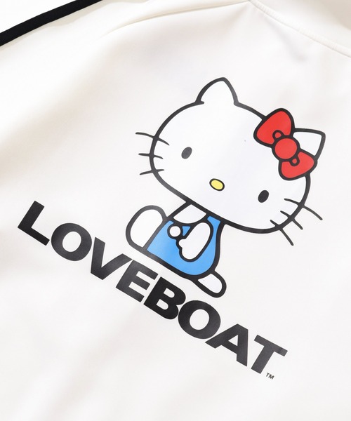 LOVE BOAT(ラブ・ボート)の「【HELLO KITTY/ハローキティ】×【LOVE BOAT/ラブボート】トラックジャケット(ジャージ・レディース・ホワイト/ブラック・M/S)」の7枚目の写真
