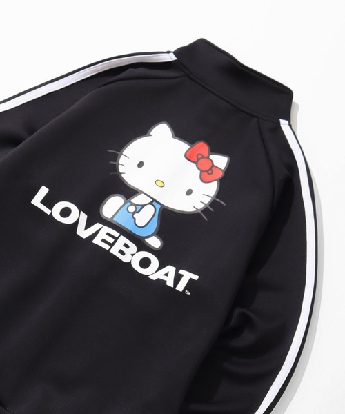 LOVE BOAT(ラブ・ボート)の「【HELLO KITTY/ハローキティ】×【LOVE BOAT/ラブボート】トラックジャケット(ジャージ・レディース・ホワイト/ブラック・M/S)」の16枚目の写真