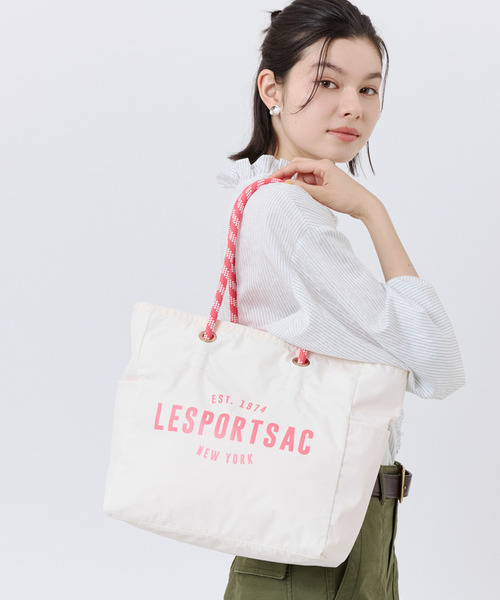 ML 2 WAY TOTE 2ウェイメレンゲ/コーラルパンチ（トートバッグ