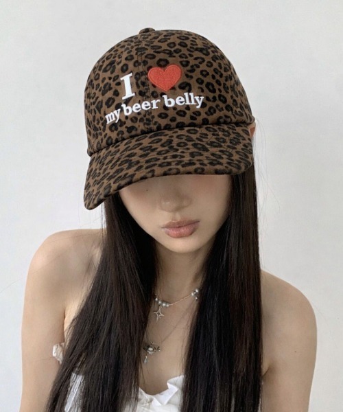 NANEA(ナネア)の「ハートロゴ刺しゅう アニマル柄キャップ(キャップ・レディース・カモフラージュ/レオパード・フリー)」の10枚目の写真