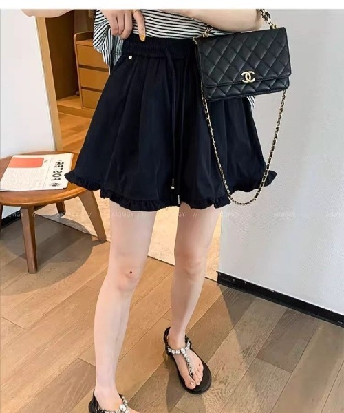 Ritzy(リッツィー)の「ドット柄 × フリル キュロット風ミニスカート(その他パンツ・レディース・ドット/ブラック・M)」の19枚目の写真
