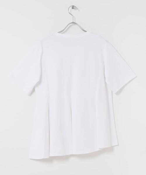 URBAN RESEARCH ROSSO WOMEN(アーバンリサーチ ロッソ)の「PROTAGONISTA ASYMMETRY DESIGN T-SHIRTS(Tシャツ/カットソー・レディース・カーキ/チャコールグレー/ホワイト・FREE)」の17枚目の写真