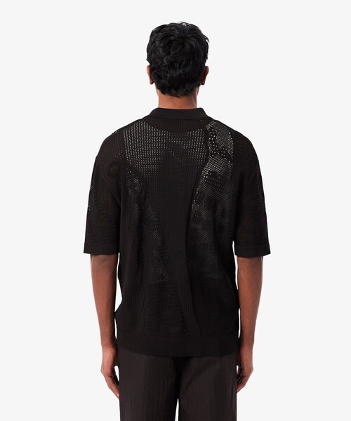 LACOSTE(ラコステ)の「レースニットクロコダイル シアーシャツ(シャツ/ブラウス・メンズ・ブラウン・2/4/3/5)」の8枚目の写真