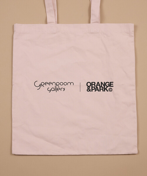 FREAK'S STORE（フリークスストア）の「GREENROOM GALLERY × FREAK'S STORE / グリーンルームギャラリー 別注 Orange&Park トートバッグ（トートバッグ・メンズ・ピンク/ライトグレー・ONE SIZE）」の9枚目の写真