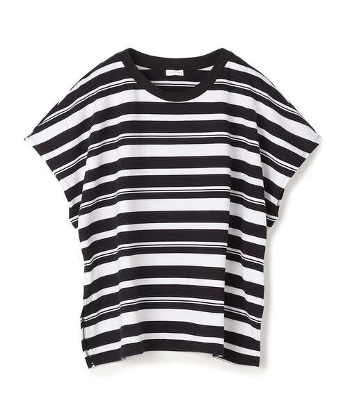 GALERIE VIE(ギャルリー ヴィー)の「ファインコットン ワイドプルオーバー(Tシャツ/カットソー・レディース・ライトベージュ/カーキ/ネイビー/グレー系その他/ダークブラウン・FREE)」の2枚目の写真