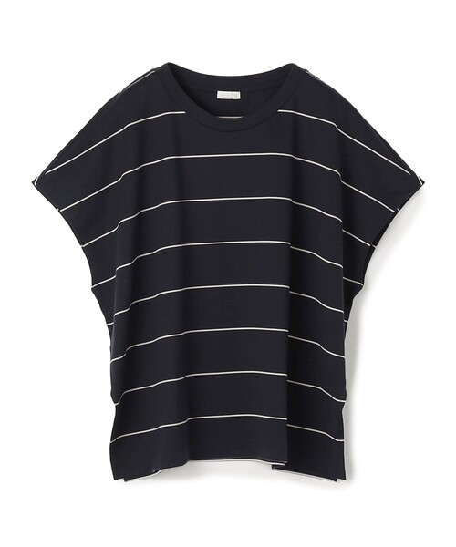 GALERIE VIE(ギャルリー ヴィー)の「ファインコットン ワイドプルオーバー(Tシャツ/カットソー・レディース・ライトベージュ/カーキ/ネイビー/グレー系その他/ダークブラウン・FREE)」の1枚目の写真