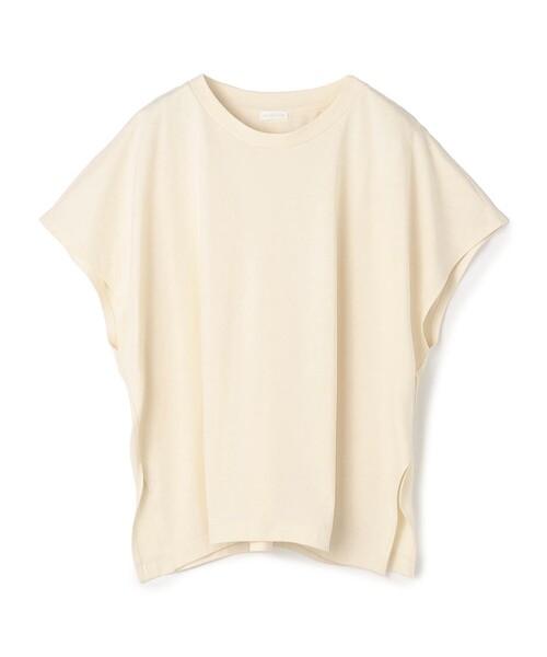 GALERIE VIE(ギャルリー ヴィー)の「ファインコットン ワイドプルオーバー(Tシャツ/カットソー・レディース・ライトベージュ/カーキ/ネイビー/グレー系その他/ダークブラウン・FREE)」の4枚目の写真