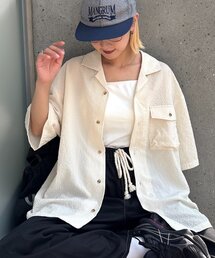 CIAOPANIC TYPY | 【ユニセックス】【通気性◎】ブリザーブルシアサッカーシャツ(シャツ/ブラウス)