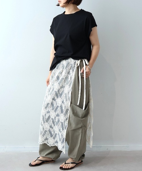 leswel（レスウェル）の「【M/L】イージーカーゴパンツ（その他パンツ・レディース・ブラック/ベージュ/カーキ・M/L）」の10枚目の写真