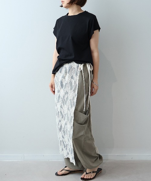 leswel（レスウェル）の「【M/L】イージーカーゴパンツ（その他パンツ・レディース・ブラック/ベージュ/カーキ・M/L）」の11枚目の写真