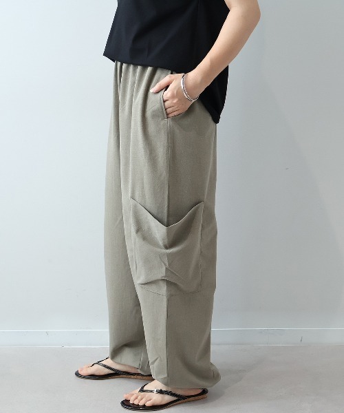 leswel（レスウェル）の「【M/L】イージーカーゴパンツ（その他パンツ・レディース・ブラック/ベージュ/カーキ・M/L）」の14枚目の写真