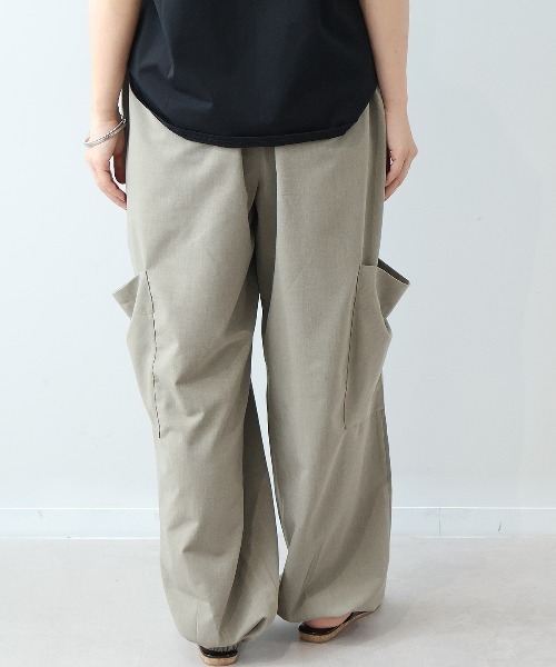 leswel（レスウェル）の「【M/L】イージーカーゴパンツ（その他パンツ・レディース・ブラック/ベージュ/カーキ・M/L）」の15枚目の写真