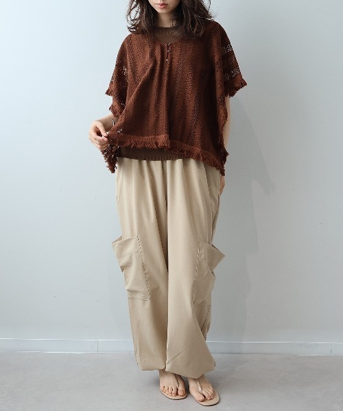 leswel（レスウェル）の「【M/L】イージーカーゴパンツ（その他パンツ・レディース・ブラック/ベージュ/カーキ・M/L）」の17枚目の写真