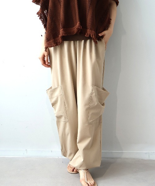 leswel（レスウェル）の「【M/L】イージーカーゴパンツ（その他パンツ・レディース・ブラック/ベージュ/カーキ・M/L）」の19枚目の写真