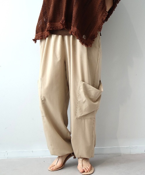 leswel（レスウェル）の「【M/L】イージーカーゴパンツ（その他パンツ・レディース・ブラック/ベージュ/カーキ・M/L）」の20枚目の写真
