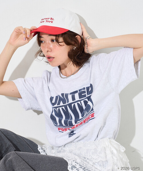 セール】GOOD ROCK SPEED/グッドロックスピード USPS T-SHIRT/ロゴT