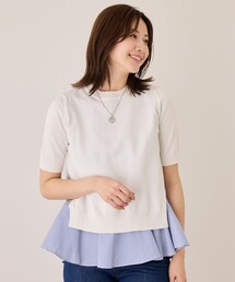 ドッキング半袖プルオーバー