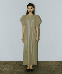 ≪洗濯機洗い可 / 追加≫フィブリルポプリンサックDRESS（ワンピース