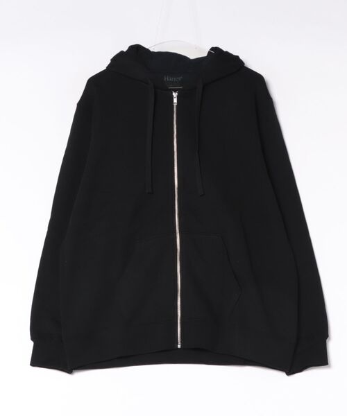 HANES(ヘインズ)の「Hanes/ヘインズ Hanes SWEATS KURO ジップアップフーディー(パーカー・メンズ・ブラック・M/L/XL)」の1枚目の写真