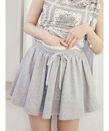 レイヤードフレアミニスカショーパン