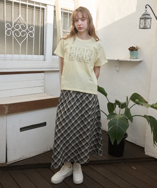 Birthday room（バースデイルーム）の「サマーチェックロングSK/Summer Check Long Skirt（スカート・レディース・ブルー/ブラック・FREE）」の17枚目の写真