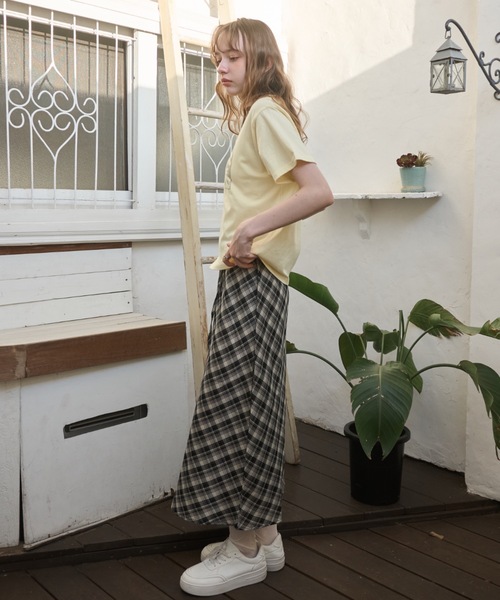 Birthday room（バースデイルーム）の「サマーチェックロングSK/Summer Check Long Skirt（スカート・レディース・ブルー/ブラック・FREE）」の19枚目の写真