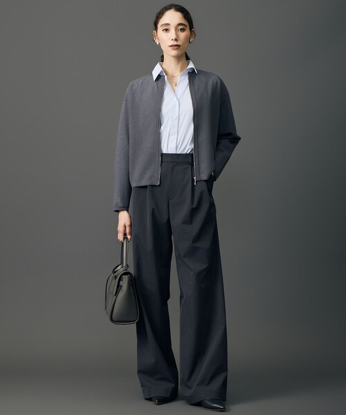 自由区(ジユウク)の「エッセンシャルブロードテントライン シャツブラウス(シャツ/ブラウス・レディース・サックスブルー系1/オリーブ系1/アイボリー系・44)」の7枚目の写真