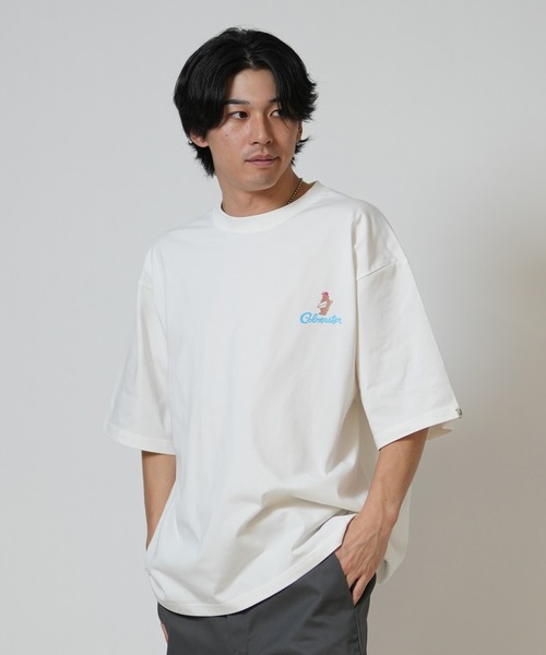 ムラサキスポーツ(ムラサキスポーツ)の「【ムラサキスポーツ限定】COBMASTER/コブマスター 半袖 Tシャツ ABBEY TEE 81907800(Tシャツ/カットソー・メンズ・ホワイト/ベージュ/スミクロ・M/L/XL)」の4枚目の写真