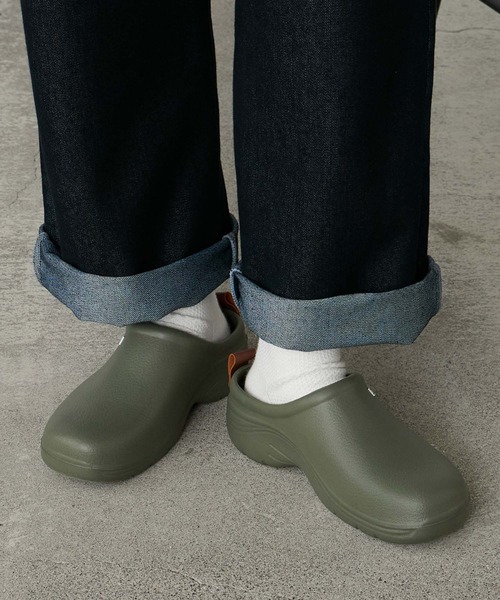 BONLECILL Marche(ボンルシールマルシェ)の「【BONLECILL Marche】《超軽量》EVAスリッポン サボサンダル モックシューズ(スリッポン・レディース・ベージュ/ブラック/グリーン系1・L/M)」の13枚目の写真