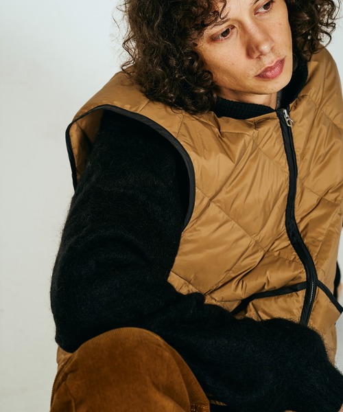 TOWNCRAFT(タウンクラフト)の「TOWNCRAFT / タウンクラフト QUILTING LIGHT DOWN VEST キルティング ライトダウンベスト(ダウンベスト・メンズ・ブラック/ブラウン/オリーブ・MEDIUM/LARGE)」の4枚目の写真
