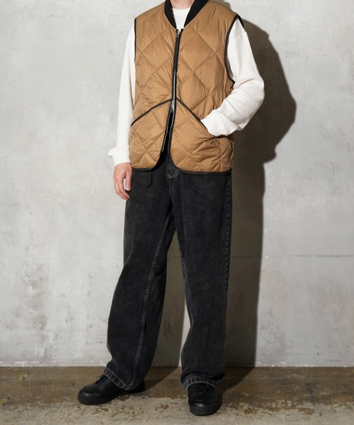 TOWNCRAFT(タウンクラフト)の「TOWNCRAFT / タウンクラフト QUILTING LIGHT DOWN VEST キルティング ライトダウンベスト(ダウンベスト・メンズ・ブラック/ブラウン/オリーブ・MEDIUM/LARGE)」の9枚目の写真