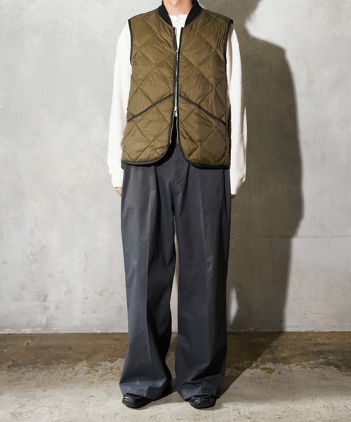 TOWNCRAFT(タウンクラフト)の「TOWNCRAFT / タウンクラフト QUILTING LIGHT DOWN VEST キルティング ライトダウンベスト(ダウンベスト・メンズ・ブラック/ブラウン/オリーブ・MEDIUM/LARGE)」の11枚目の写真