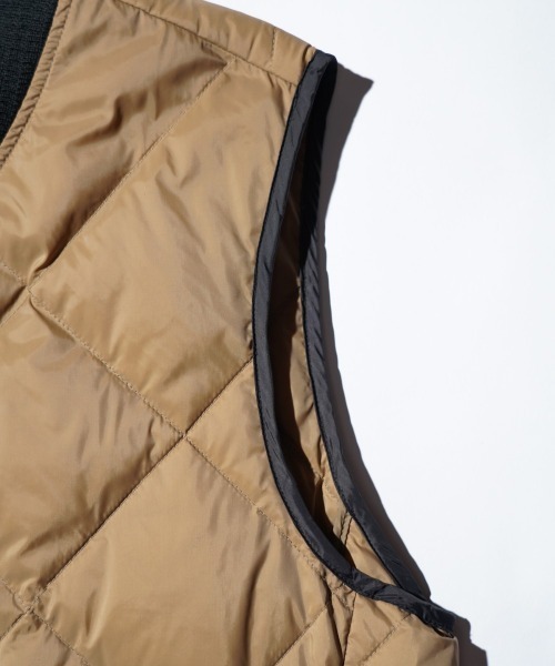 TOWNCRAFT(タウンクラフト)の「TOWNCRAFT / タウンクラフト QUILTING LIGHT DOWN VEST キルティング ライトダウンベスト(ダウンベスト・メンズ・ブラック/ブラウン/オリーブ・MEDIUM/LARGE)」の14枚目の写真