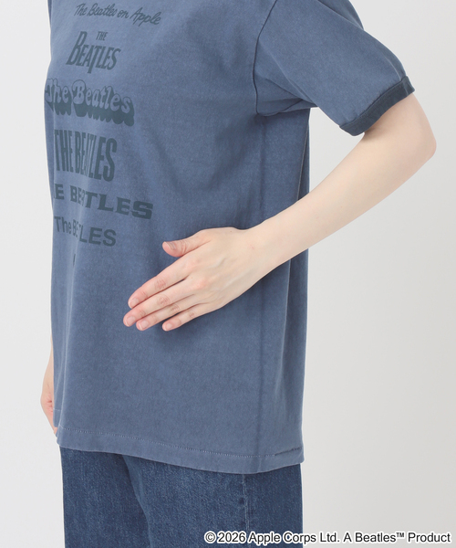 GOOD ROCK SPEED（グッドロックスピード）の「GOOD ROCK SPEED / グッドロックスピード THE BEATLES Ringer Tshirts（Tシャツ/カットソー・レディース・ブルー・FREE）」の2枚目の写真
