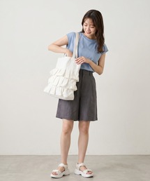 liberty select フリルトートバッグ