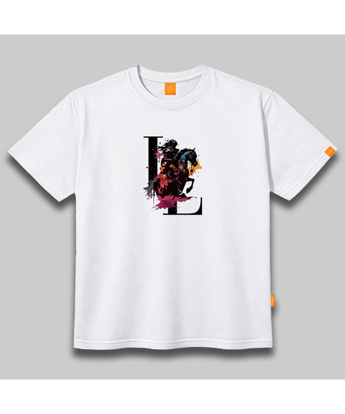 LLAMO(エラモ)の「ダークナイト 半袖Tシャツ 男女共用 ビッグサイズ(Tシャツ/カットソー・メンズ・ホワイト/チャコールグレー/ブラック/グレー・SMALL/MEDIUM/LARGE/X-LARGE/2XL/4XL/3XL)」の1枚目の写真