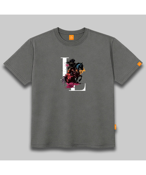 LLAMO(エラモ)の「ダークナイト 半袖Tシャツ 男女共用 ビッグサイズ(Tシャツ/カットソー・メンズ・ホワイト/チャコールグレー/ブラック/グレー・SMALL/MEDIUM/LARGE/X-LARGE/2XL/4XL/3XL)」の3枚目の写真