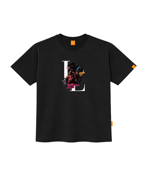 LLAMO(エラモ)の「ダークナイト 半袖Tシャツ 男女共用 ビッグサイズ(Tシャツ/カットソー・メンズ・ホワイト/チャコールグレー/ブラック/グレー・SMALL/MEDIUM/LARGE/X-LARGE/2XL/4XL/3XL)」の7枚目の写真