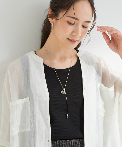 SHOO・LA・RUE(シューラルー)の「【2WAY】クリアパーツネックレス(ネックレス・レディース・ピンクゴールド/ゴールド/シルバー・00)」の12枚目の写真