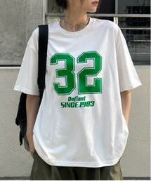 《配色・スポーティ》フロッキーナンバーTシャツ/カジュアル×ストリート/春夏/全3色