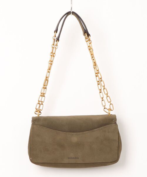 MICHAEL KORS(マイケルコース)の「BRYANT スエード コンバーチブル ショルダーバッグ スモール(ショルダーバッグ・レディース・グリーン系・FREE)」の7枚目の写真