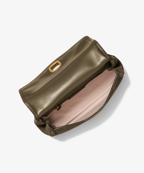 MICHAEL KORS(マイケルコース)の「BRYANT スエード コンバーチブル ショルダーバッグ スモール(ショルダーバッグ・レディース・グリーン系・FREE)」の3枚目の写真