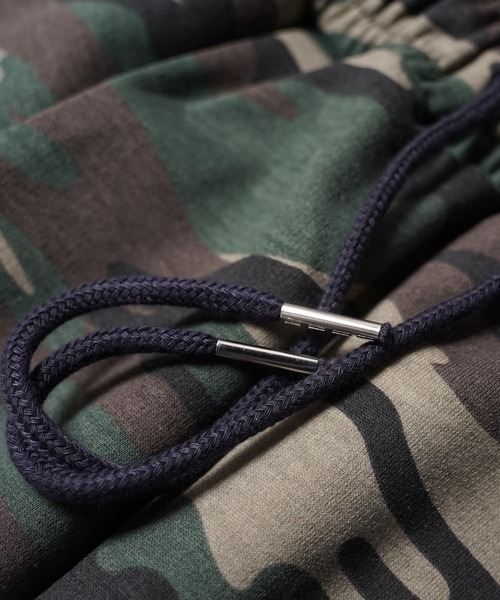 1111clothing(ワンフォークロージング)の「ボンディング カモフラ ワイドショーツ / Bonding Camouflage Wide Shorts(その他パンツ・メンズ・カーキ/チャコールグレー・FREE)」の21枚目の写真