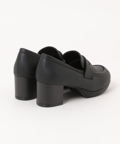 Piedi Nudi(ピエディヌーディ)の「BCC ヒールアップ コインローファー(ローファー・レディース・ブラック/ダークブラウン・L/LL/M/S)」の3枚目の写真